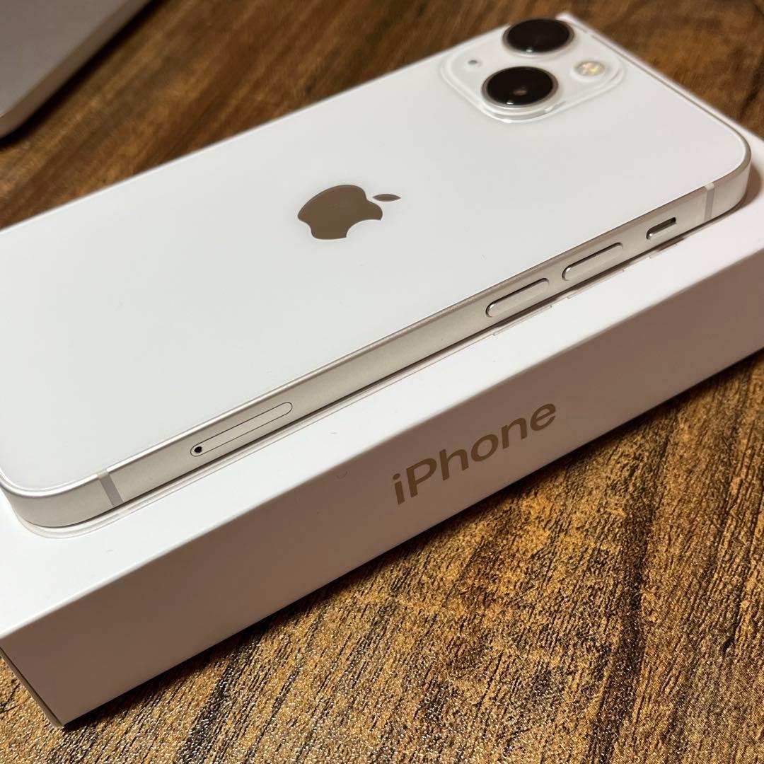 美品 Iphone13mini 128gb スターライト バッテリー100％