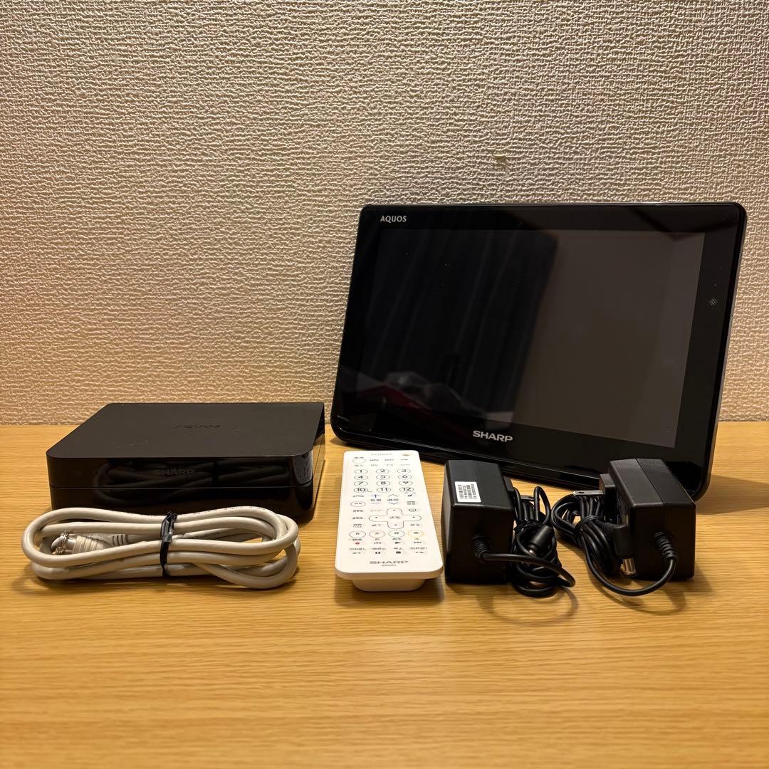 【中古】シャープ ポータブル液晶テレビ AQUOS ブラック 2T-C12AF