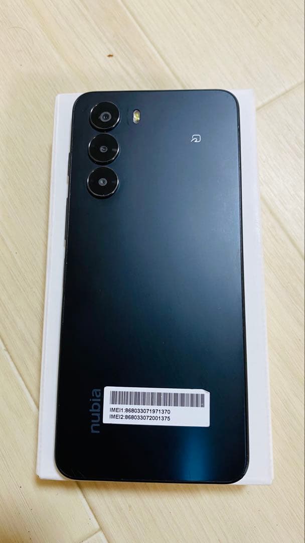 nubia ブラック スマートフォン 本体