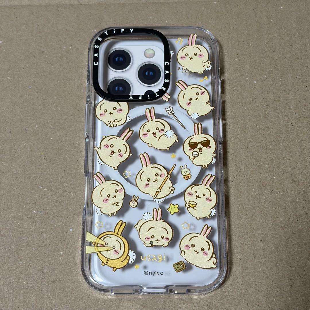 ケースティファイ ちいかわ うさぎ iPhone16Pro ケース クリア