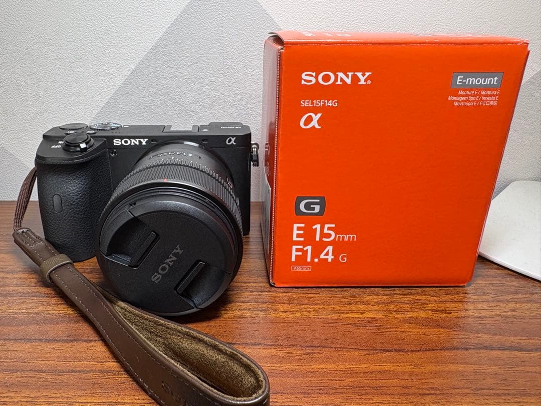 SONY α6600 E 15mm F1.4 Gレンズセット