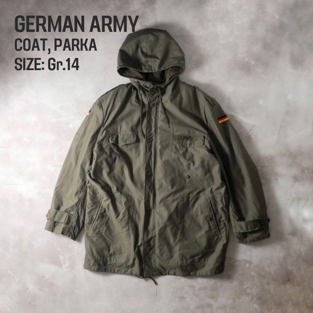 ドイツ軍 90s パーカーシェル オリーブ Gr.14