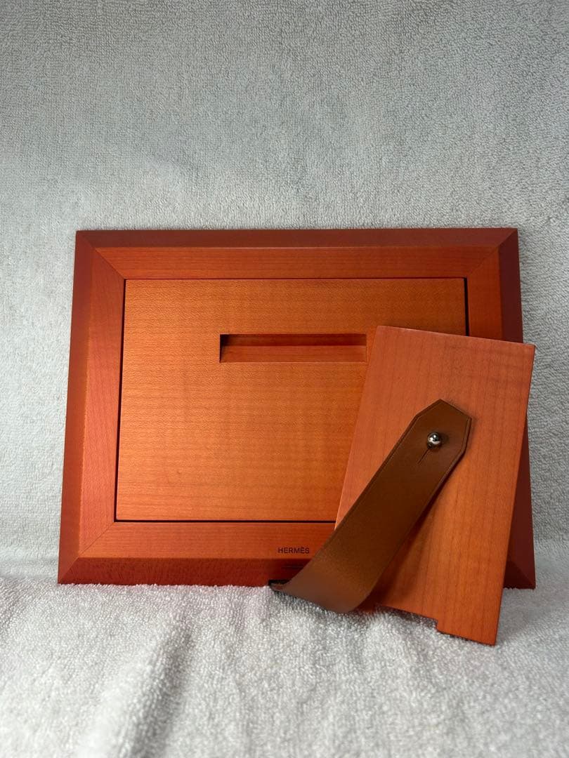 【希少】HERMES エルメス　木製 フォトフレーム