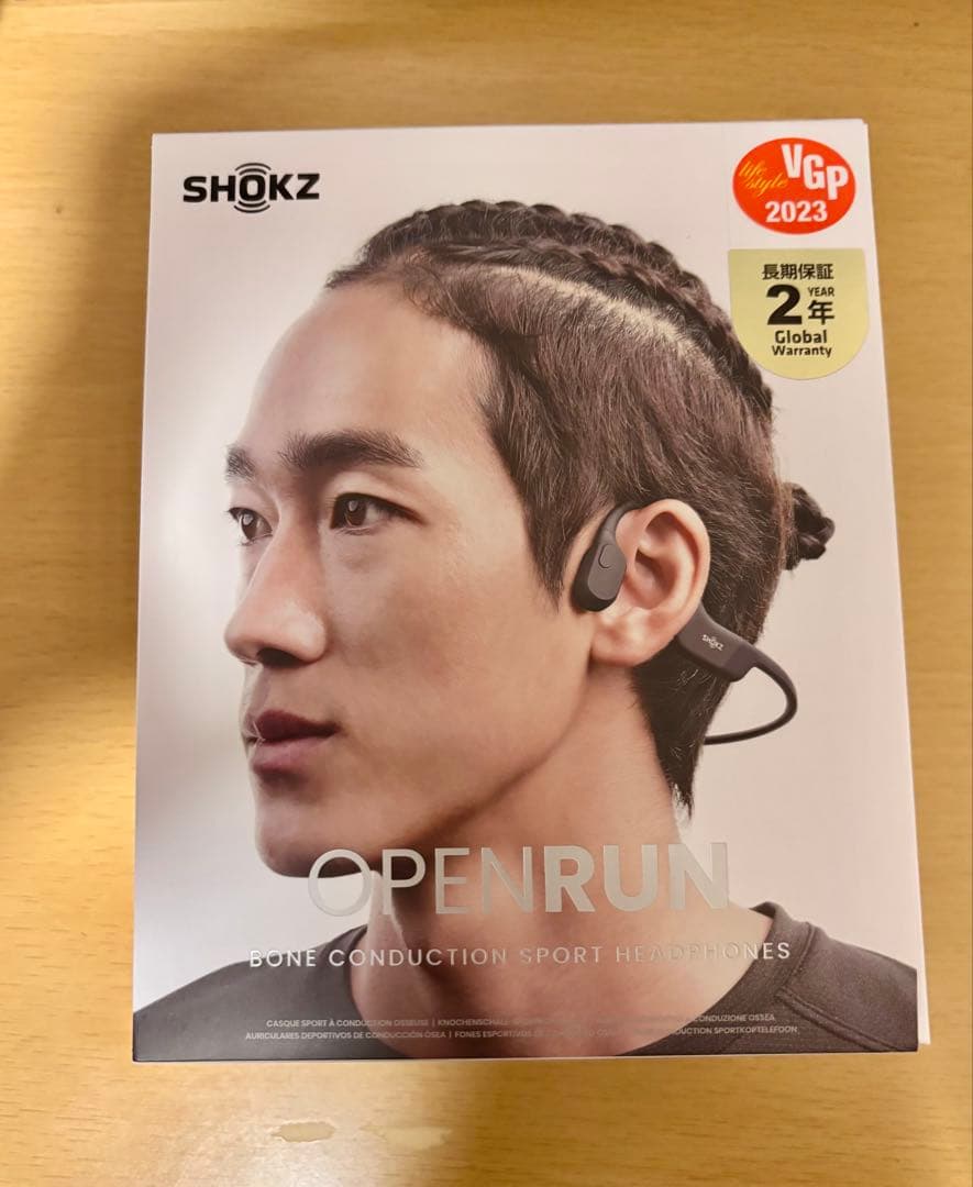 ミ*チ様 【新品、未使用】SHOKZ OPENRUN 骨伝導イヤホン ブラック