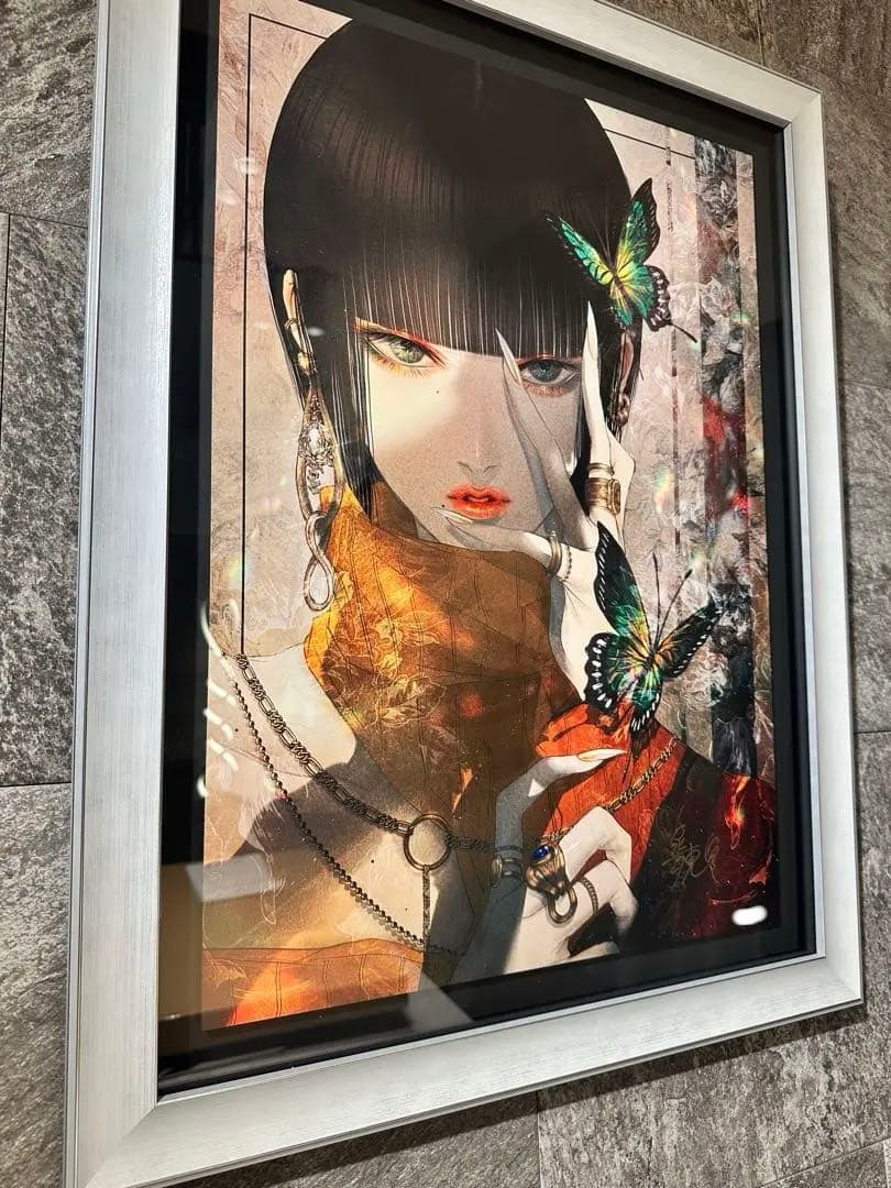 皐月恵 版画 スワローテイルバタフライSWALLOWTAIL BUTTERFLY