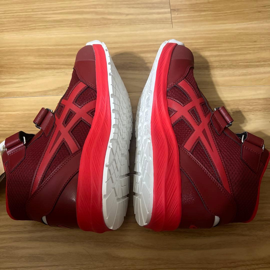 【新品未使用品】アシックス WINJOB CP216 安全靴26.5cm レッド