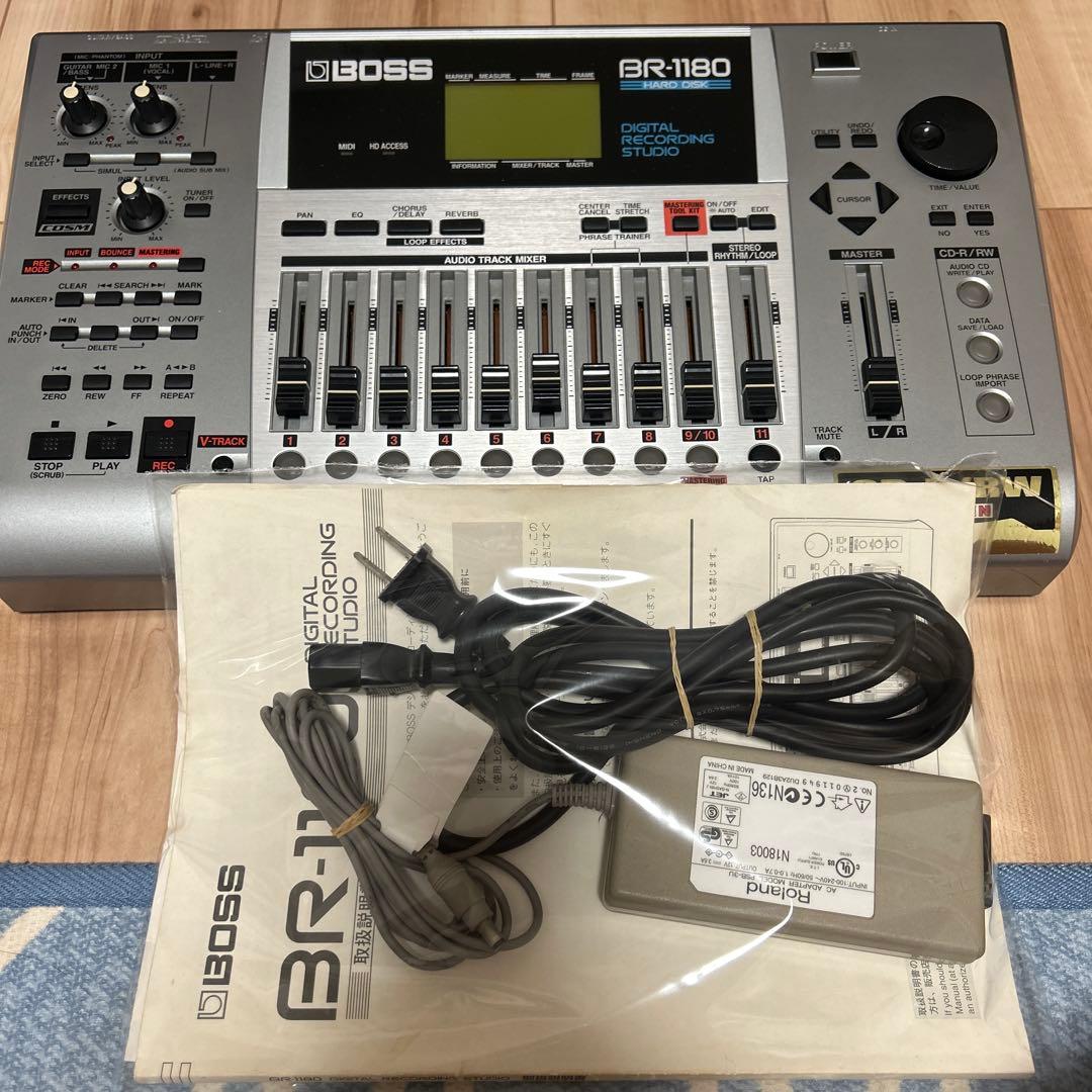 BOSS ボス BR-1180CD MTR マルチトラックレコーダーアダプタ付