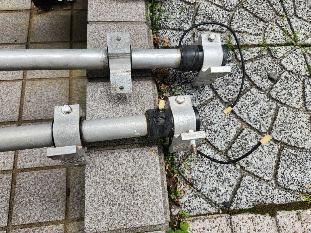 3.5/7MHz帯 2バンド短縮Ｖ型ダイポールDIAMOND (中古送料込)