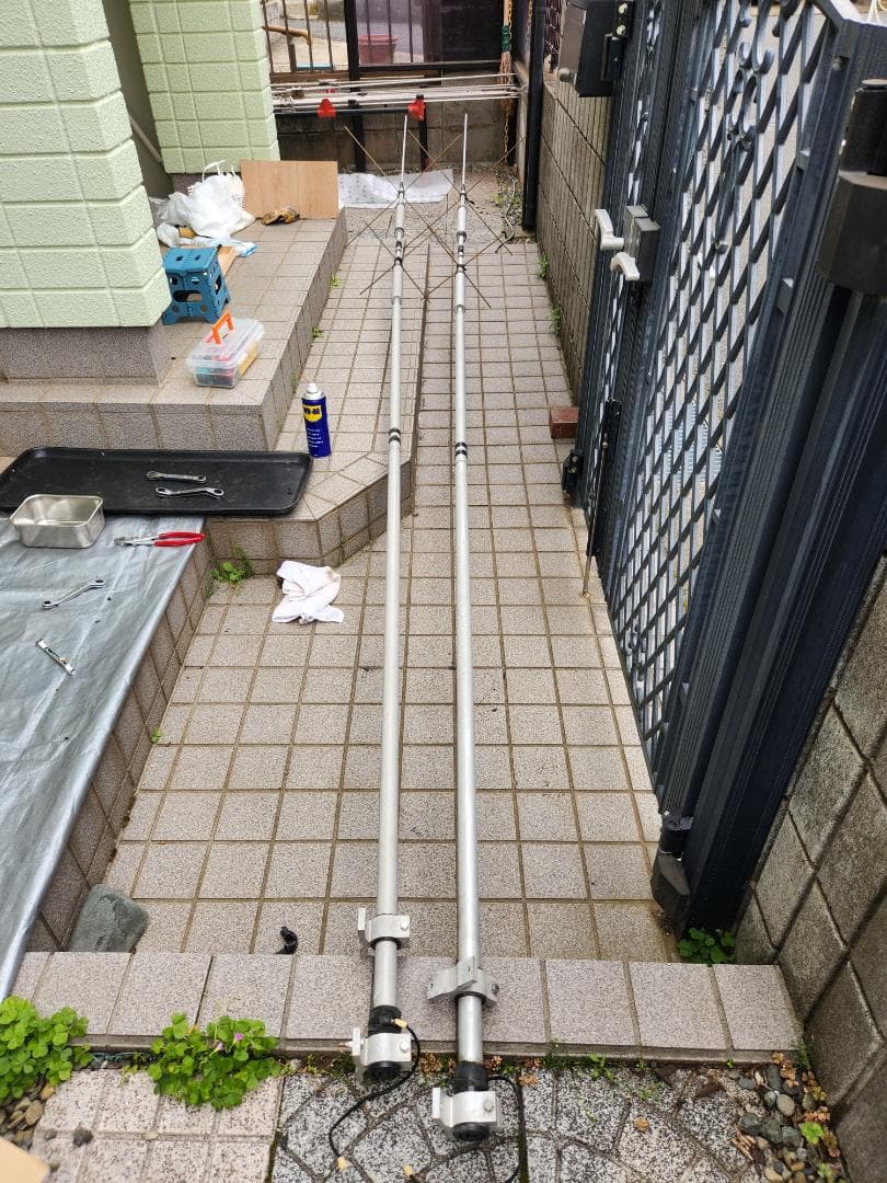 3.5/7MHz帯 2バンド短縮Ｖ型ダイポールDIAMOND (中古送料込)