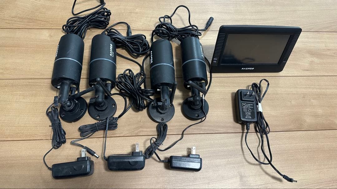 マスプロ WHC7M2 ワイヤレス防犯カメラ3台 ジャンク