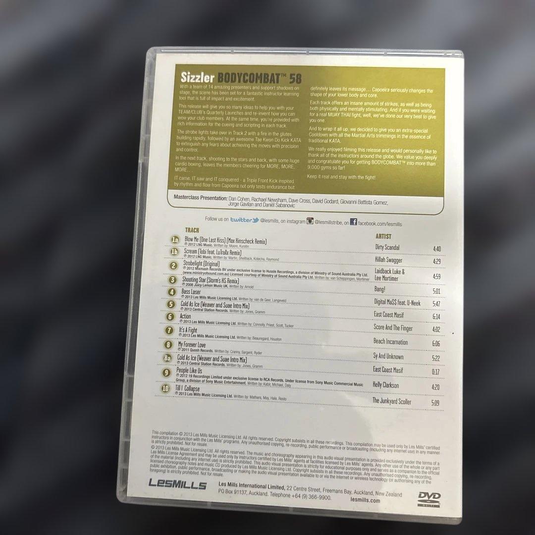 take レズミルズ　ボディコンバット　58.59