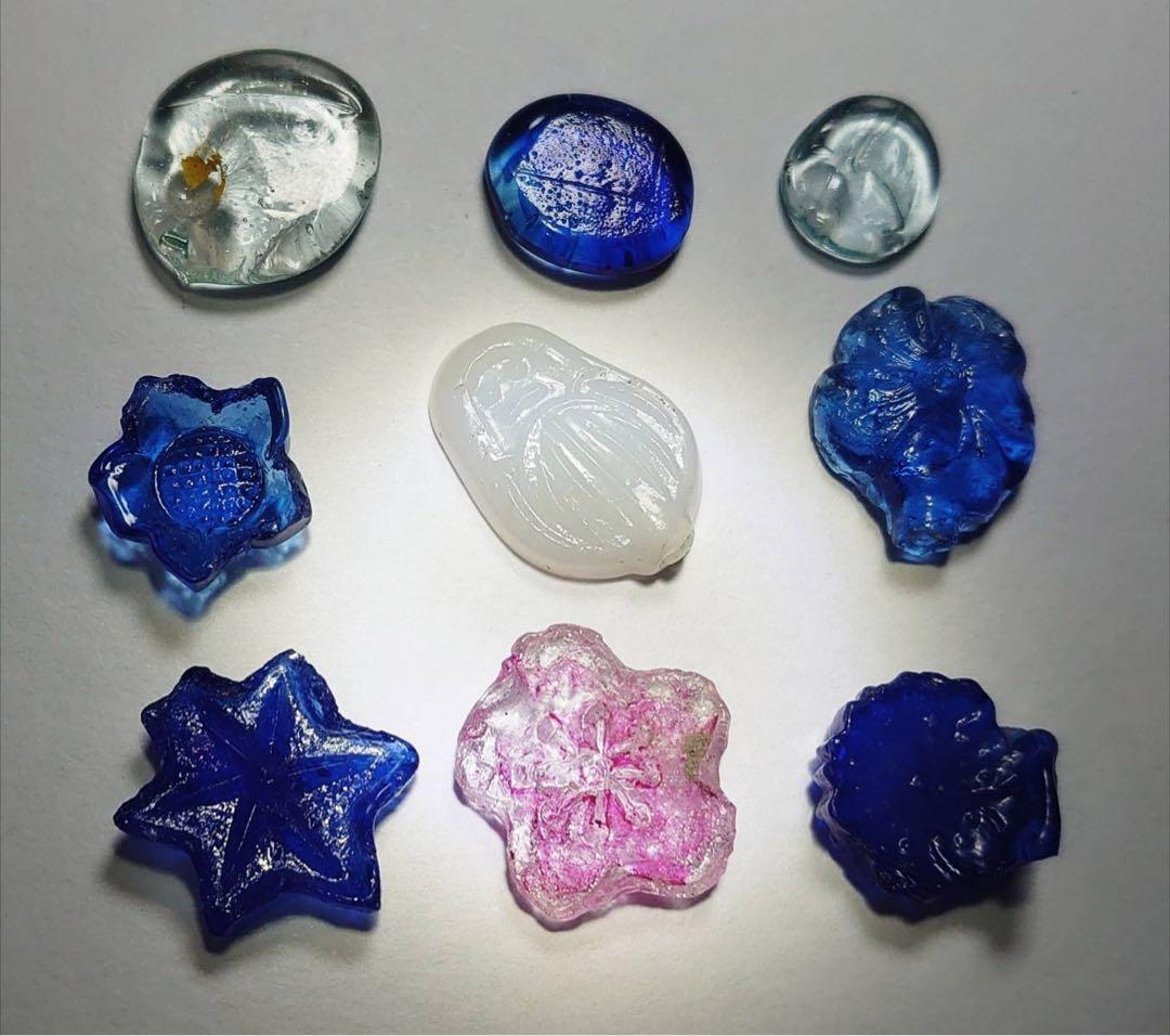 型押しおはじき