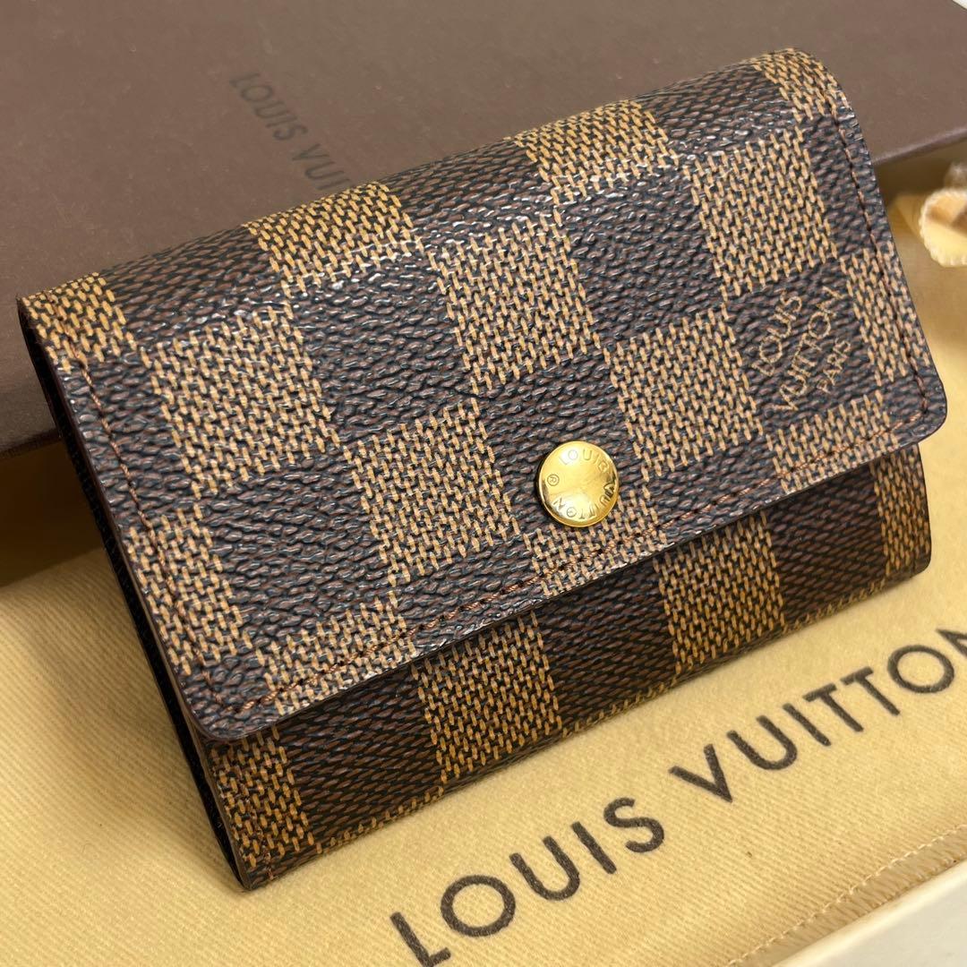 外観美品　ルイヴィトン ダミエ　ポルト　モネプラ　ケース