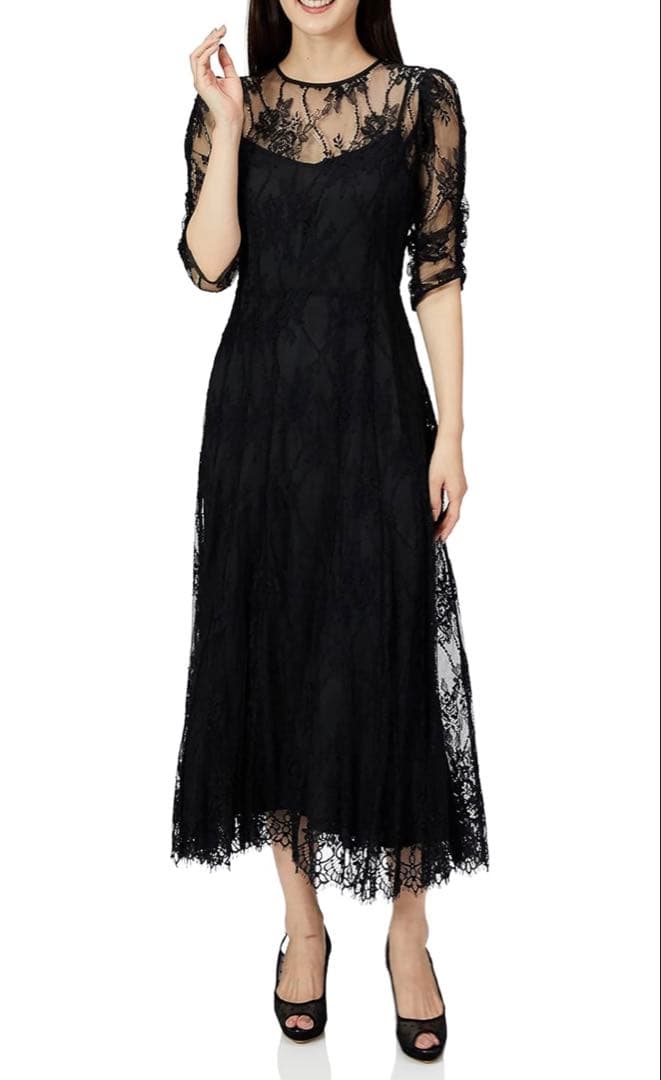 SNIDEL バックデザインレースワンピ SWFO214219