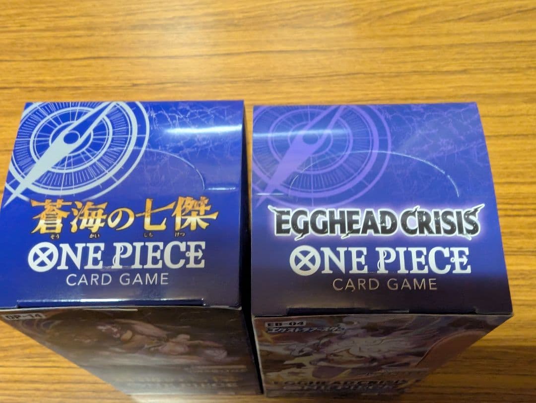 【新品未開封boxテープ付き】蒼海の七傑 エッグヘッドクライシス　各1ボックス