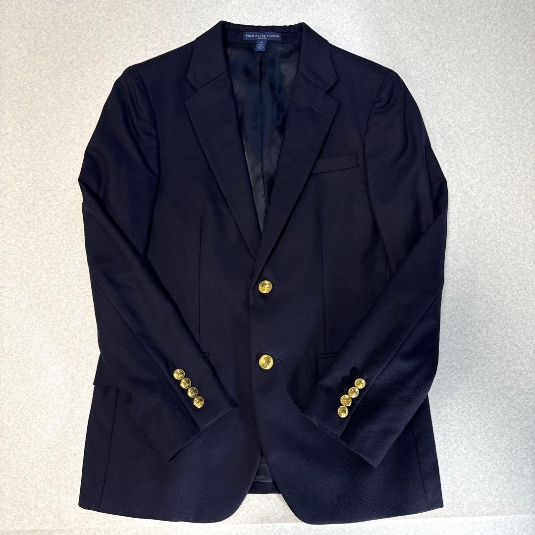 極美品⭐️POLO RALPH LAUREN 紺ブレ 金ボタン イタリア製 160
