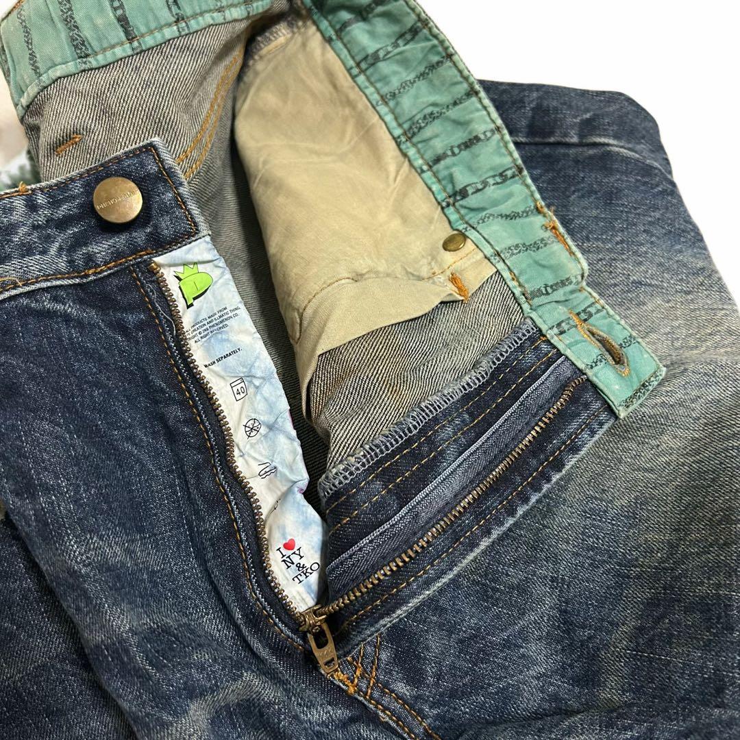 PHENOMENON ハットリング付きデニムパンツ