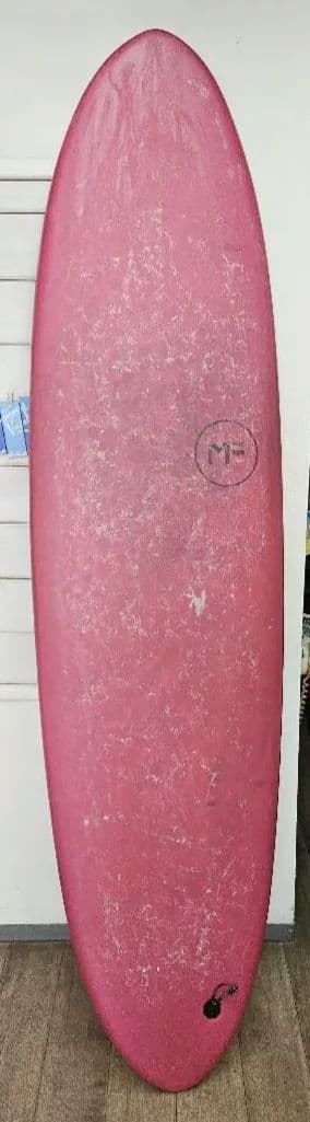 ソフトボード7'6フルセットミックファニングシングルミッドレングスロング