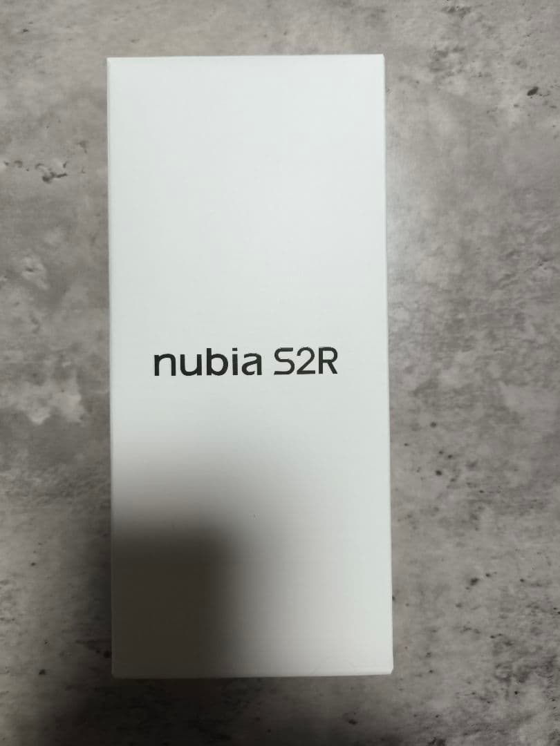 nubia S2R ホワイト 本体 未開封