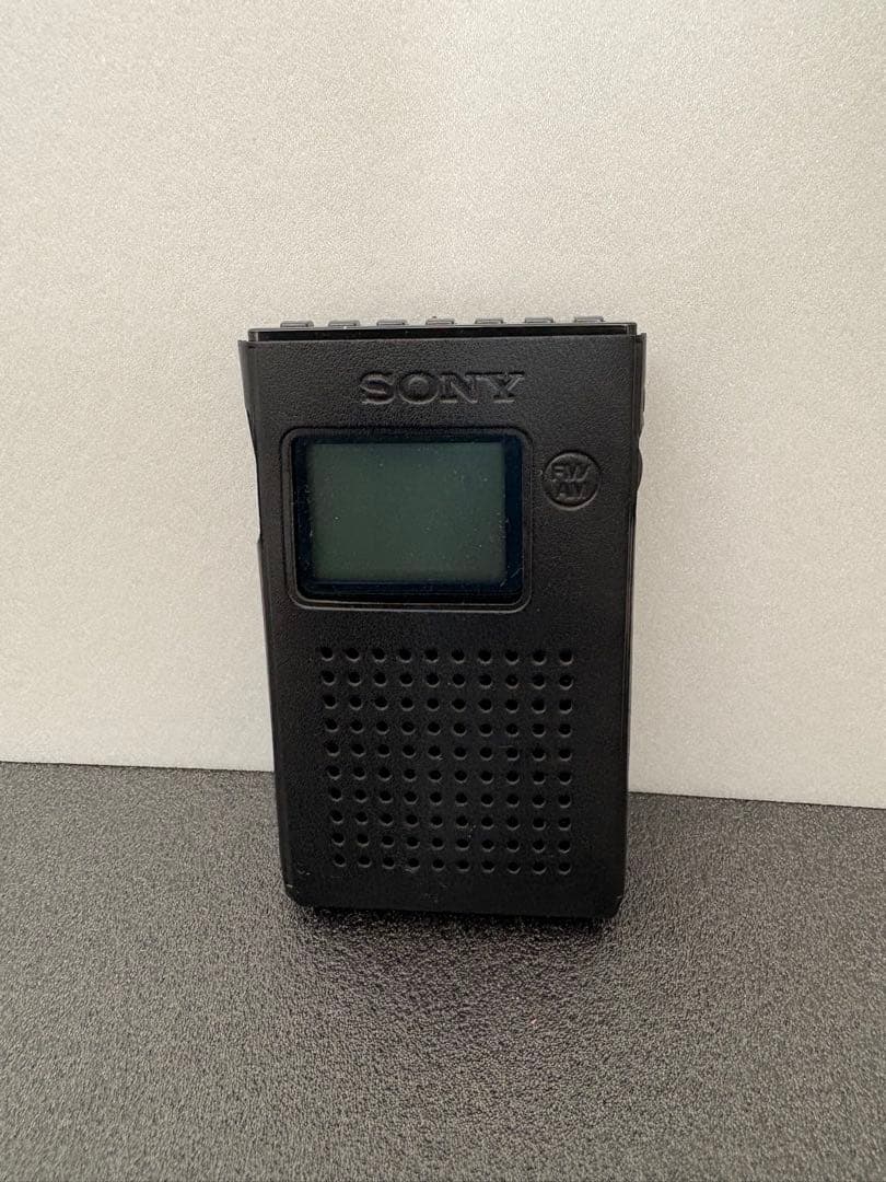 ソニー PLLシンセサイザーラジオ FM/AM/ワイドFM対応 片耳巻取り