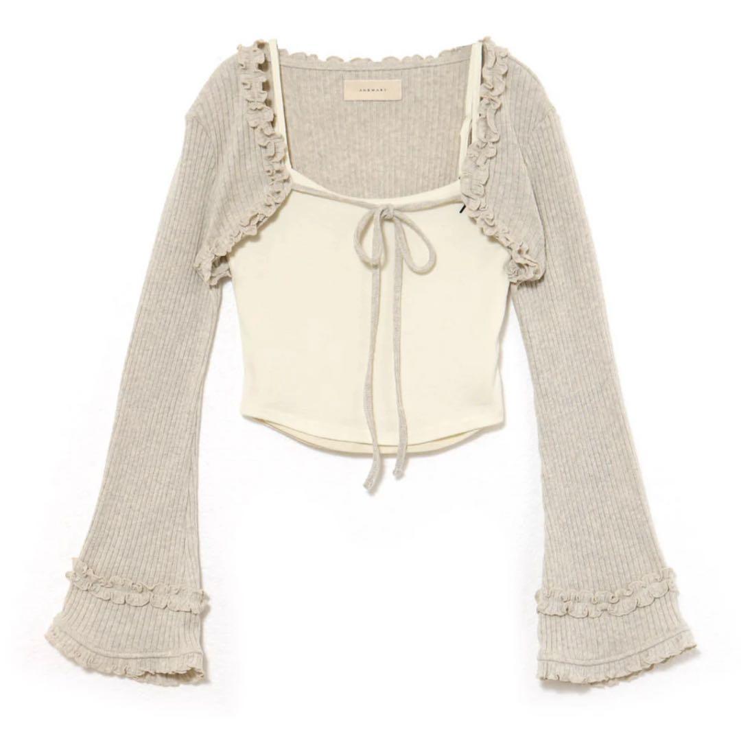 ANDMARY アンドマリー Chui set tops グレー