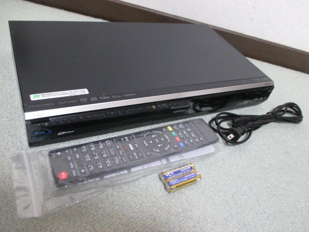 動作良好☆Panasonic 2番組同時録画 BDレコーダーDMR-BW850