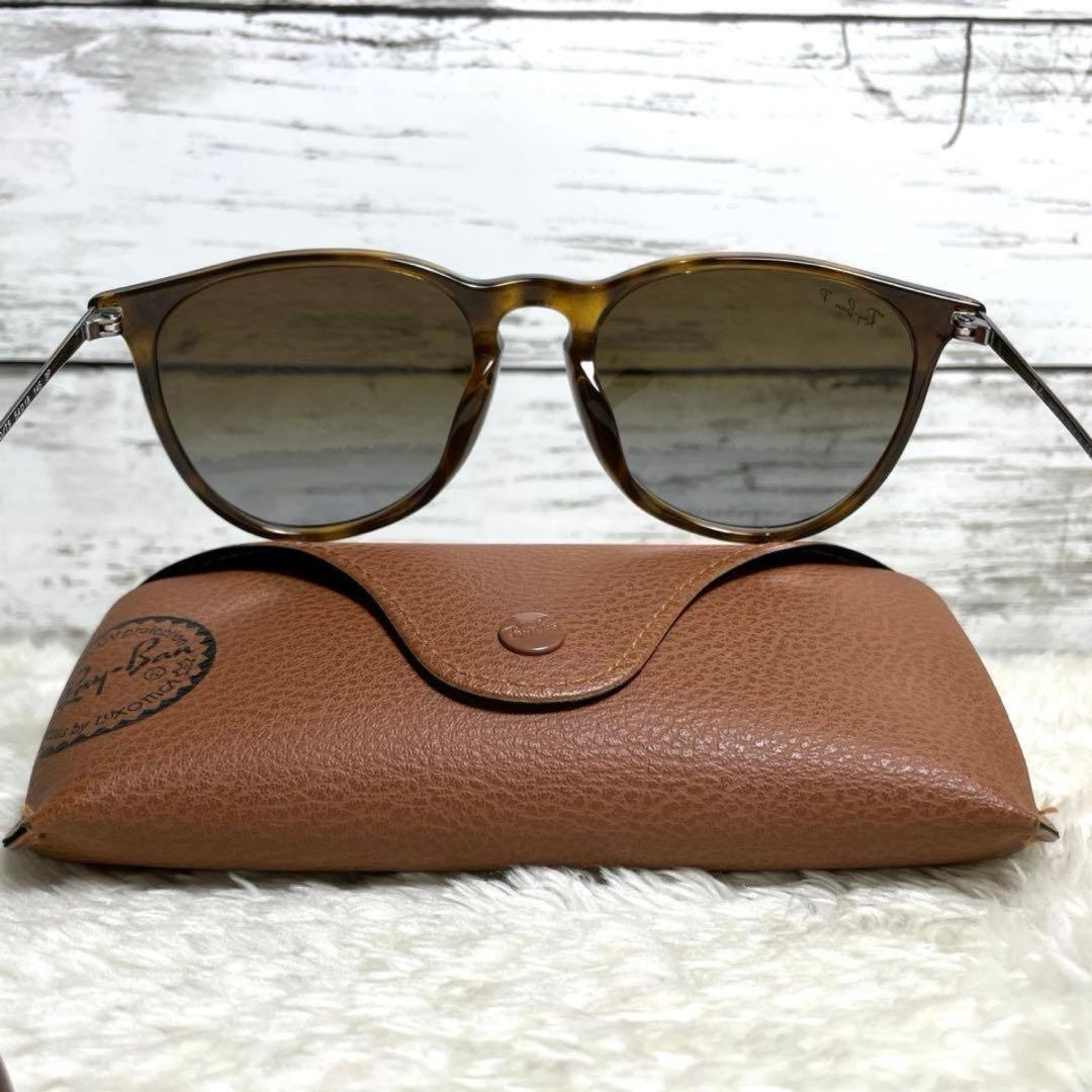 Ray Banレイバン ERIKA ベッコウ調/偏光レンズ　ケース、クロスセット