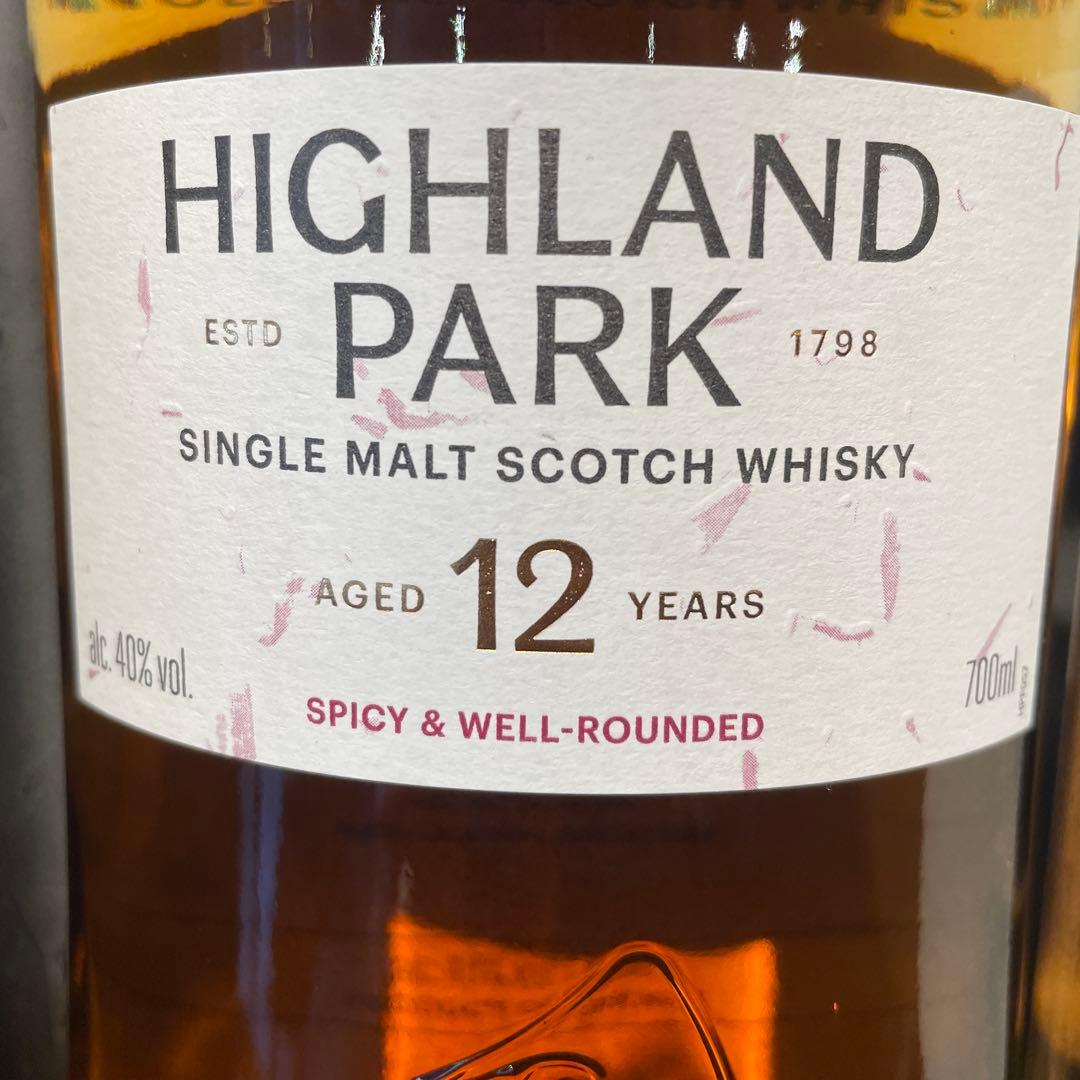 ク*ル様 ハイランドパーク12年 700mlまとめて6本。