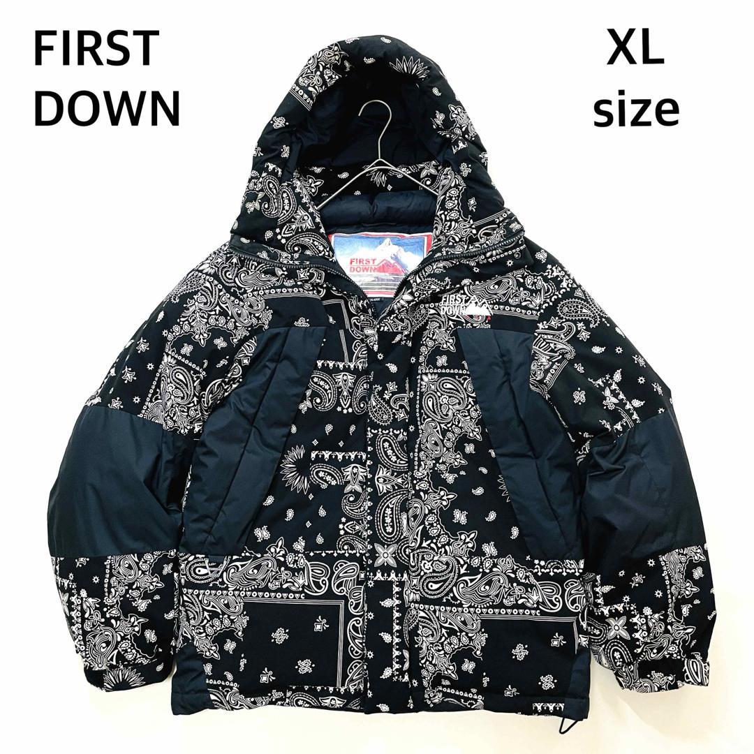 6571 ファーストダウン　ダウンジャケット　フリークスストア別注　ペイズリー