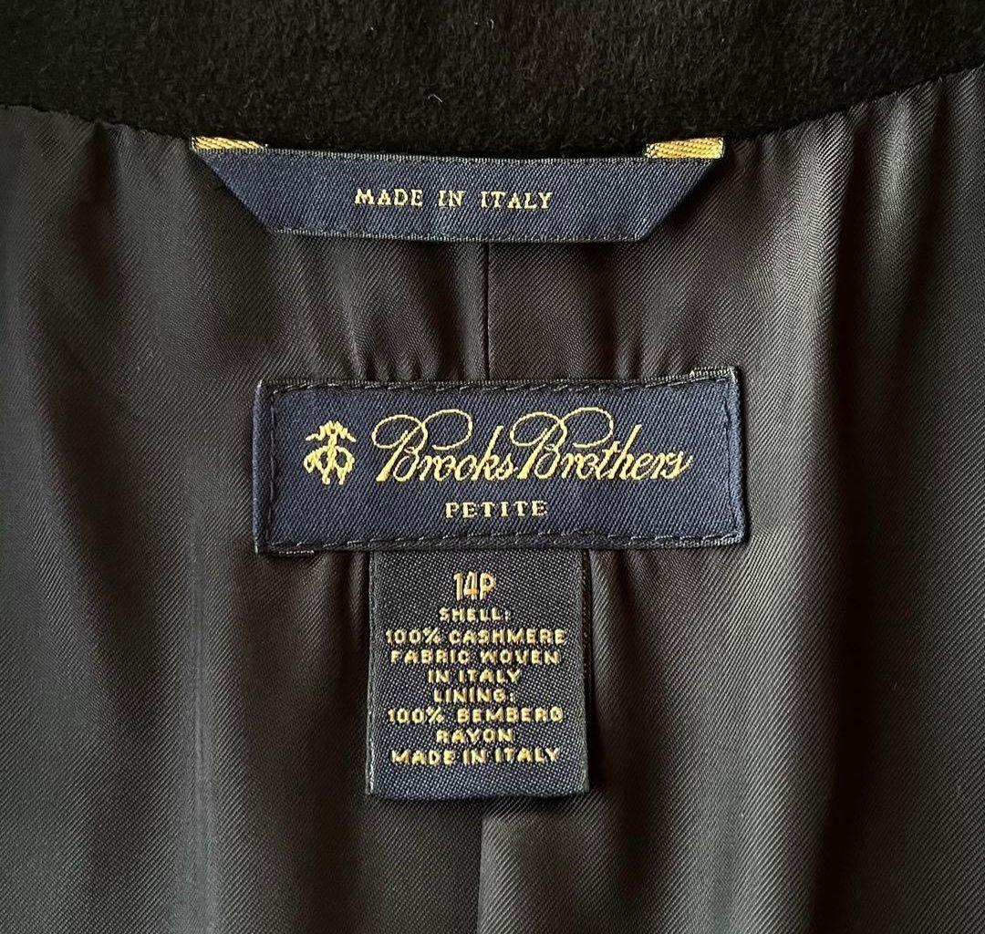 美品✦ブルックスブラザーズ テーラードジャケット XL 黒　カシミア100%