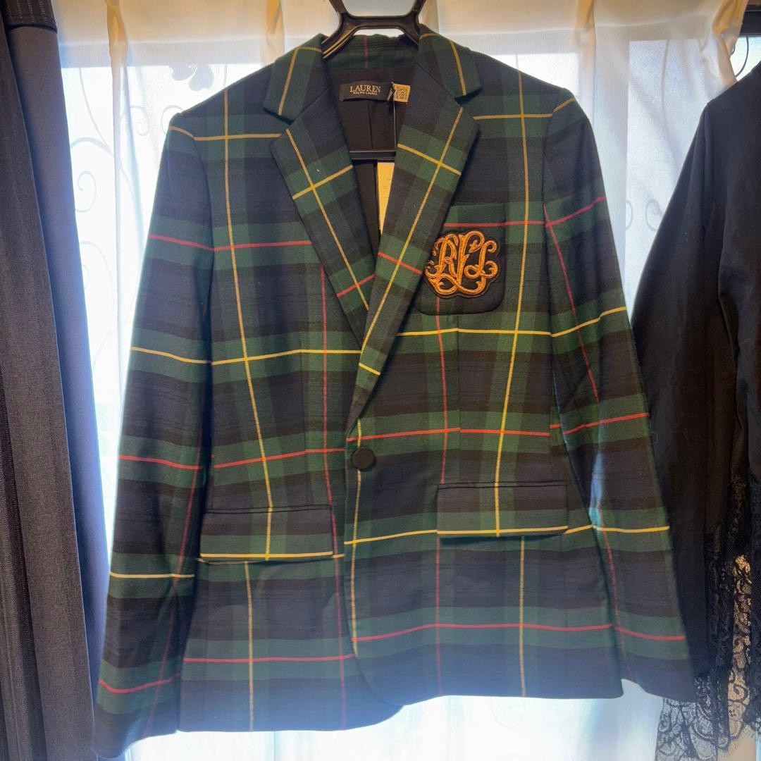 Ralph Lauren チェック柄 テーラードジャケット サイズ2