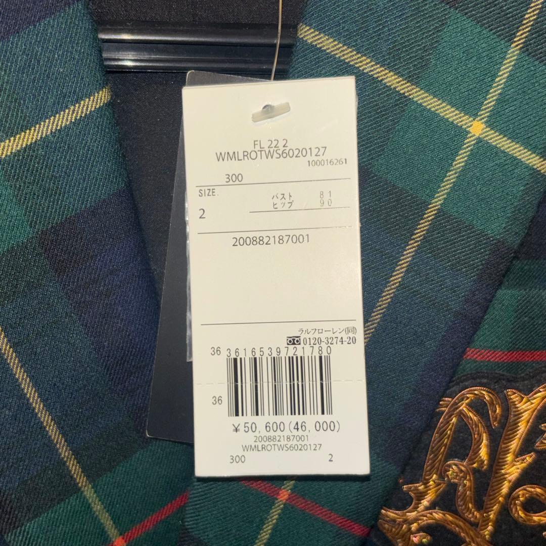 Ralph Lauren チェック柄 テーラードジャケット サイズ2