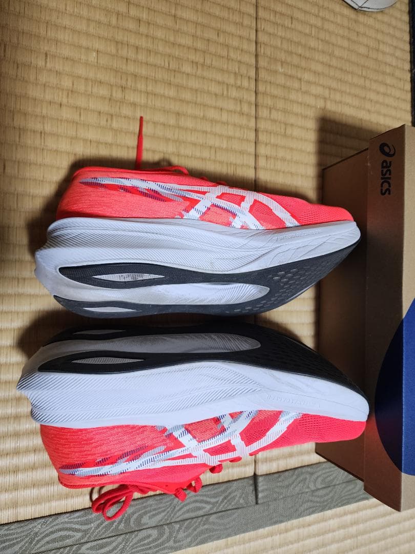 マジックスピード4 28.0cm アシックスランニングシューズ レッド/オレンジ