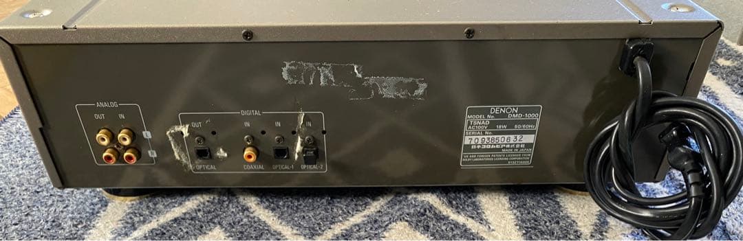DENON DMD-1000 CD・MDデッキ