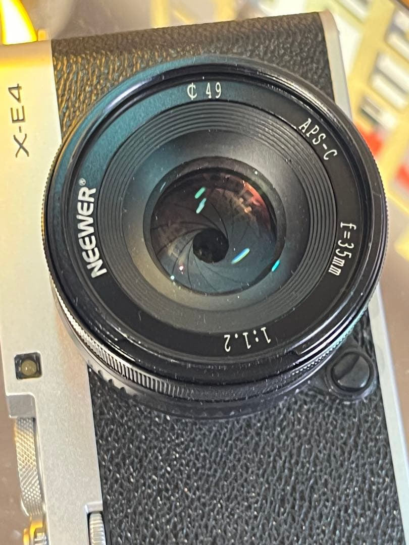 X-E4 シルバー＋MF35mmF1.2＋L39/Mアダプター