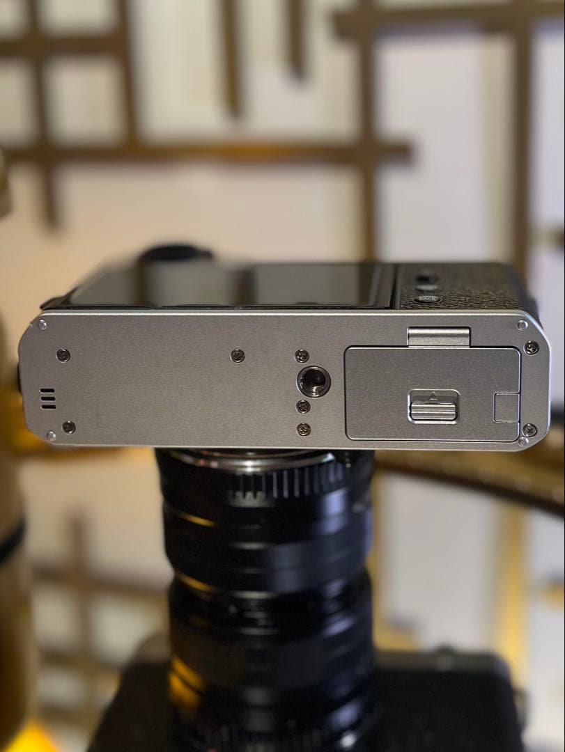 X-E4 シルバー＋MF35mmF1.2＋L39/Mアダプター