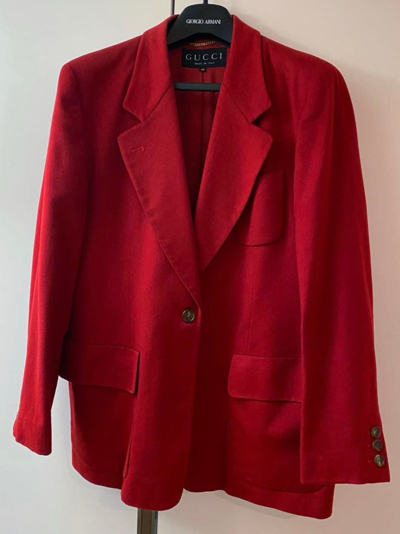 GUCCI カシミア100% 48 テーラードジャケット