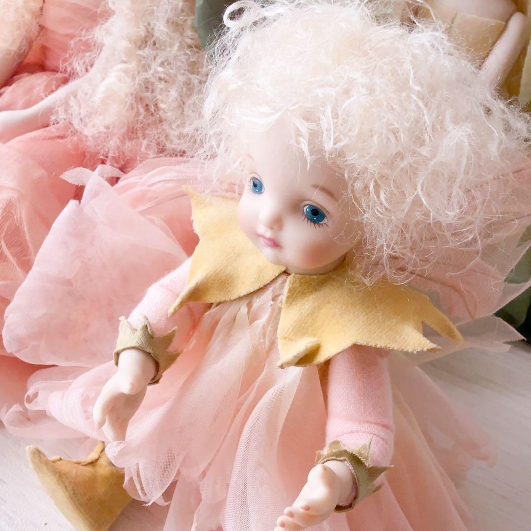 「マギー」若月まり子　妖精ビスクドール4体セット　エルフィン・フロ－リ－