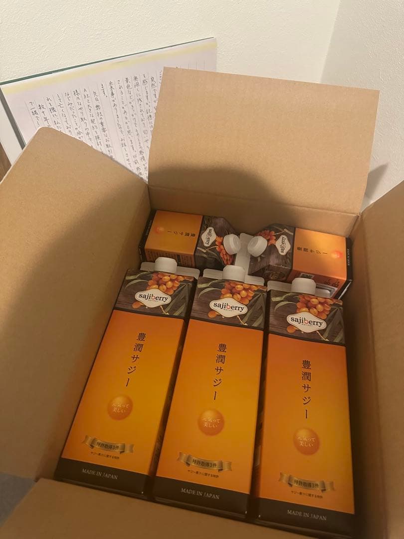 豊潤サジー 1000ml3本、300ml2本セット