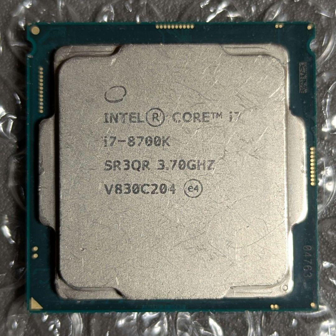 Intel Core i7-8700K CPU 3.70GHz 【463】