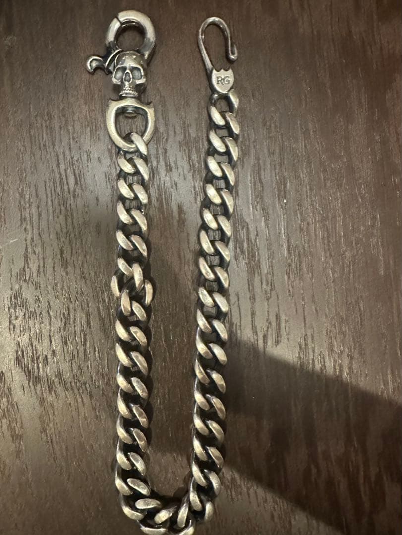 ルードギャラリー スカル ウォレットチェーン RG刻印 シルバー925