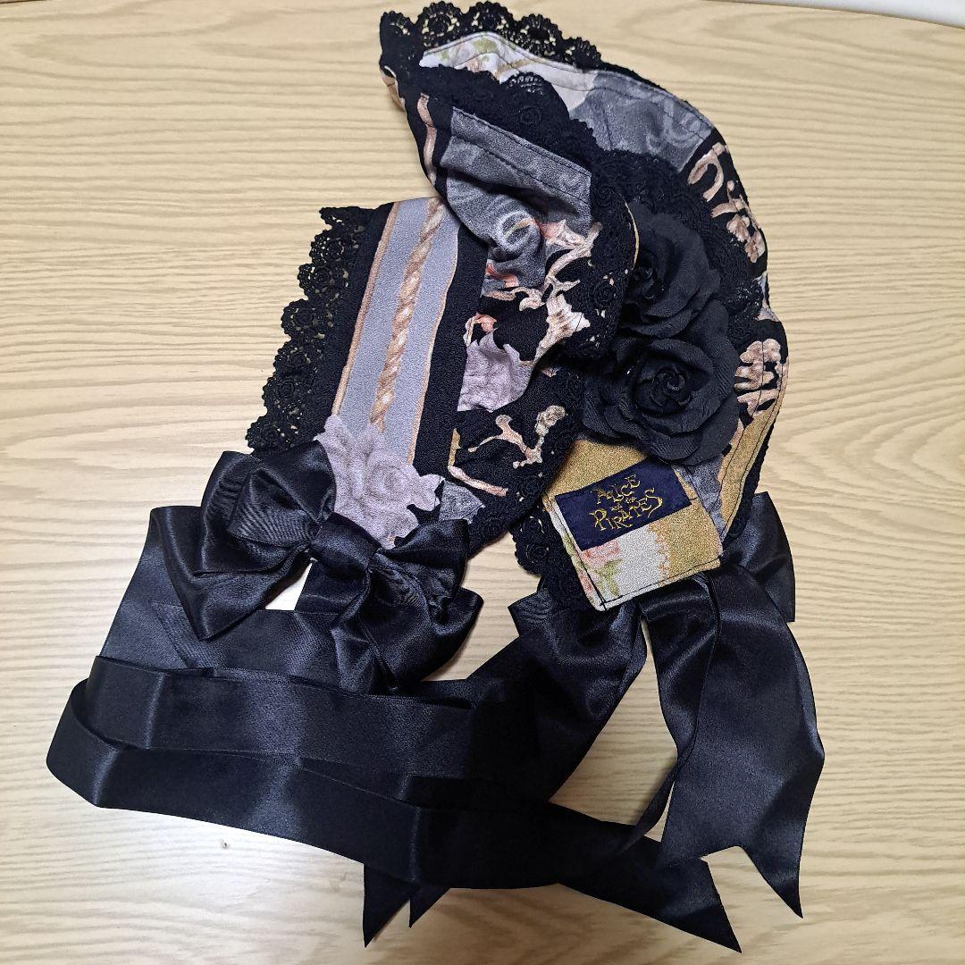 ALICE and the PIRATES　ヘッドドレス　ブラック　ゴスロリ