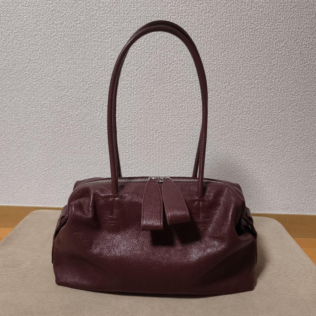 イアパピヨネ　ロングハンドルボストンバッグ