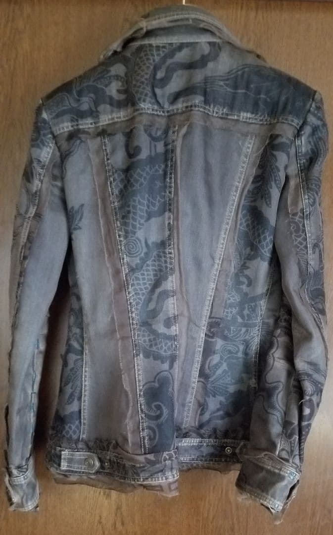 ジャンフランコフェレ　オーガンジー　デニムジャケット