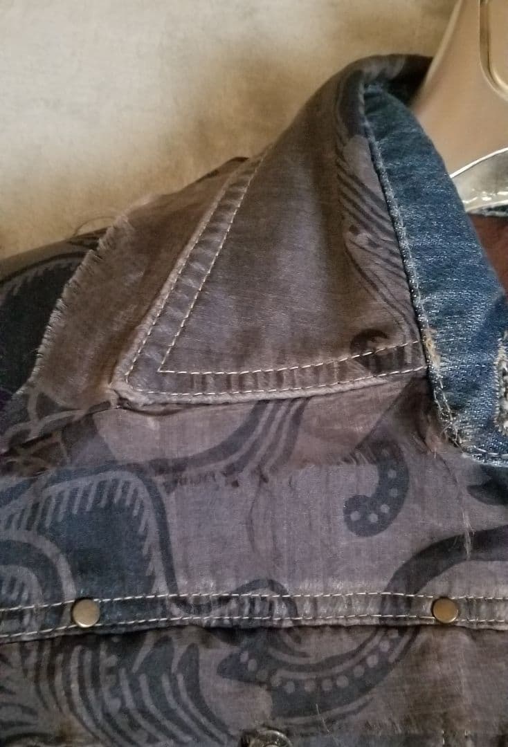 ジャンフランコフェレ　オーガンジー　デニムジャケット