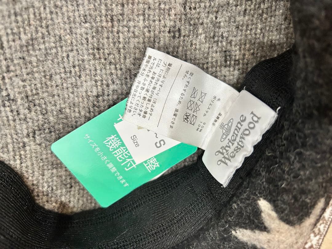 新品★ヴィヴィアンウエストウッド★ORBS AND STARSバスクベレー帽★黒