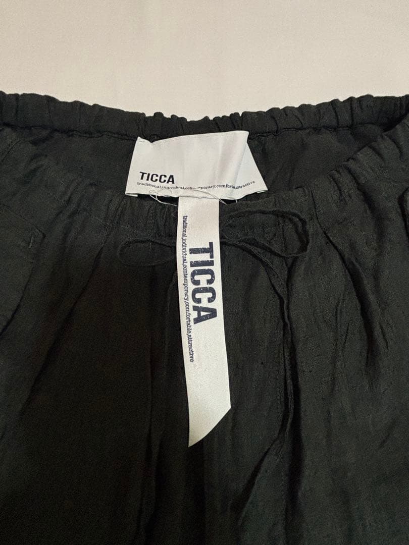 TICCA リネンカーゴパンツ
