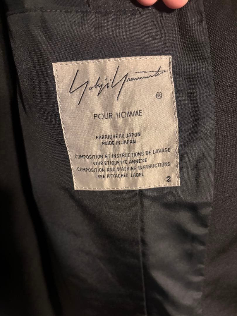 yohji yamamoto 18ss テーラードジャケット