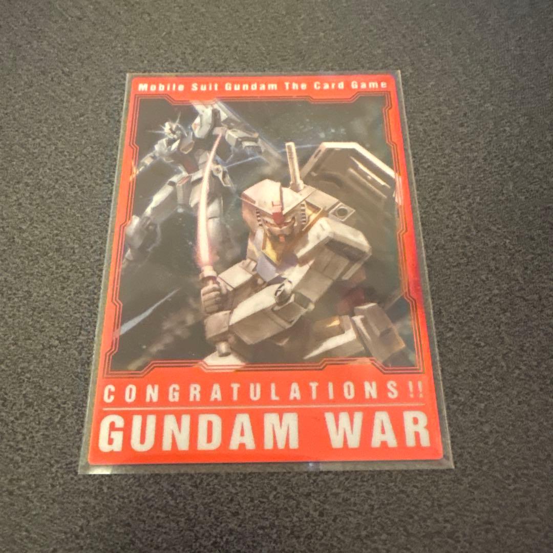 ガンダムウォー 限定 サインカード
