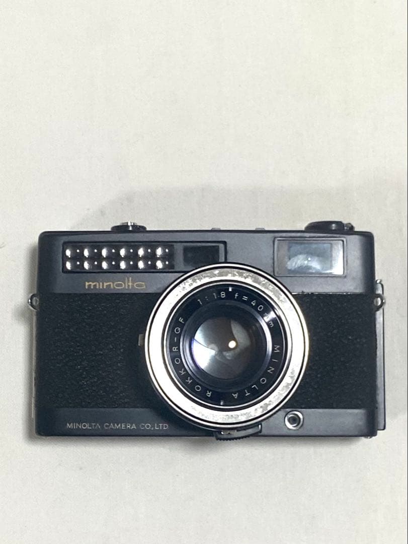 動作品ブラックMinolta minoltinaS レンジファインダーカメラ黒
